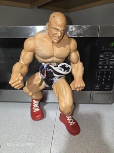 2005 JAKKS WWE WORLD WRESTLING RING GIANTS KURT ANGLE 14" BEWEGLICHE ACTIONFIGUR - Bild 1 von 7
