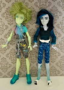 Monster High Boy Dolls Bundle Scaremester Invisi Billy & Porter Paintergeist B2 - Picture 1 of 4