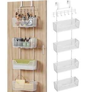 Over Door Organizer Storage - Hanging Door Organizer with 4 Metal Large Capac... - Picture 1 of 8