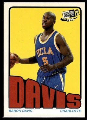 1999 Press Pass SE #3 Baron Davis Old School - Image 1 of 2