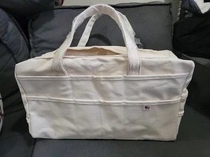 RARO! Borsa tote nuova vecchia stock made in USA tela 18" Lineman Rigger attrezzi elettrici - Foto 1 di 13