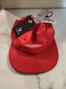 Cappello Converse 5 Pannelli Rosso Scambio Camp Cap - Foto 1 di 12