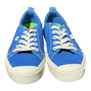 Cariuma OCA Sneaker bassa in tela blu lavata donna 8 vegan bambù sughero Rio - Foto 1 di 11
