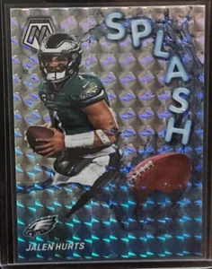 2024 Panini Mosaic - Splash #SS-JHS Jalen Hurts Blue/Silver Prizm - Bild 1 von 2