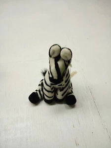 Vintage 1991 90s Plush Zebra APPLAUSE Stuffed Animal - Picture 1 of 2
