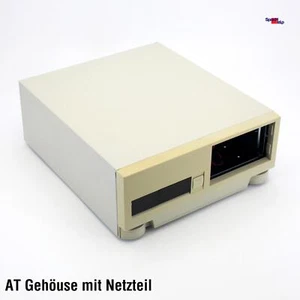 DESKTOP AT CASE GEHÄUSE 200W NETZTEIL PSU FÜR 286 386 486 COMPUTER MAINBOARD AT - Picture 1 of 10