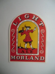 MINT MORLAND ABINGDON LIGHT ALE BREWERY BEER BOTTLE LABEL - Picture 1 of 1
