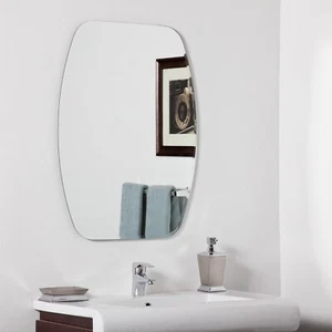 Decor Wonderland SSM208 Sydney Oval Frameless Bathroom Mirror Wall Mirror - Picture 1 of 38