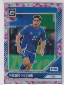 2024-25 Panini Donruss Optic Soccer No. 22 Nicolo Fagioli Plum Blossom Prizm SSP - Bild 1 von 2