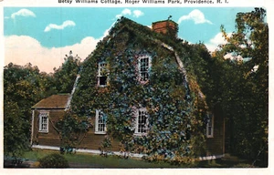 Alte Postkarte: Betsy Williams Cottage, Roger Williams Park - Providence, RI - Bild 1 von 2