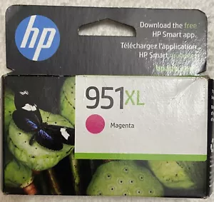 GENUINE HP 951XL Magenta High-yield Ink Cartridge CN047AN Option 140 Exp. 2024 - Picture 1 of 3