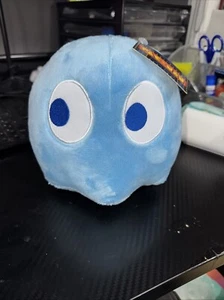 OFFICIAL PRODUCT Inky Ghost Pac Man Plush 18cm - Picture 1 of 4