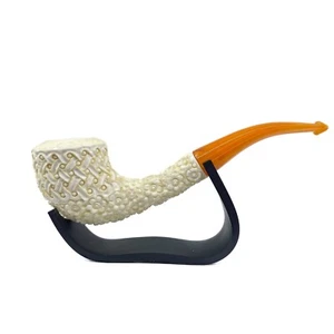 S.Yanik Meerschaumpfeife Freehandpfeife handgeschnitzt Floral Tabakpfeife - Bild 1 von 10