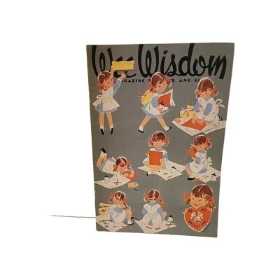  Vintage Children`s Magazine FEBRUARY VALENTINES 1953 WEE WISDOM w/  PAPER DOLLS - Image 1 of 4
