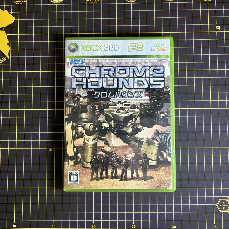 Jogo Xbox 360 Chrome Hounds Japonês Original Mídia Física