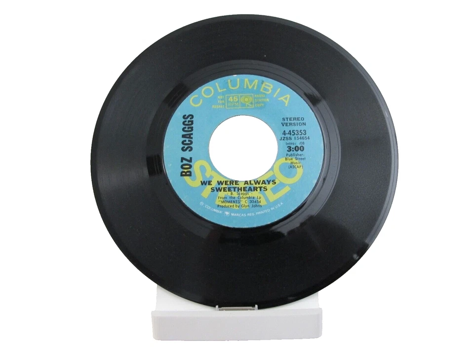 45 RECORD - BOZ SCAGGS - WE WERE ALWAYS SWEETHEARTS - Image 1 of 1