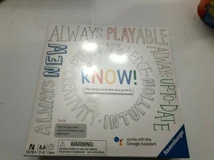 Google kNOW! Family Board Game, The Always Up-to-Date Quiz Game, New Open Box - Picture 1 of 5