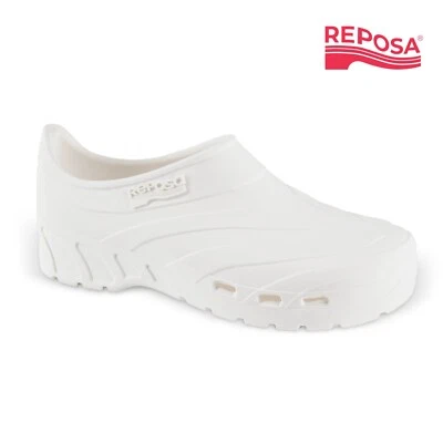 ZOCCOLI SANITARI PROFESSIONALI CHIUSI REPOSA SOLETTA ESTRAIBILE SCARPE LAVORO - Image 1 of 4