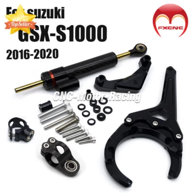 Kits de montaje de soporte amortiguador estabilizador de dirección para Suzuki GSXS1000 2016-2025 2020 Foto 1 de 4