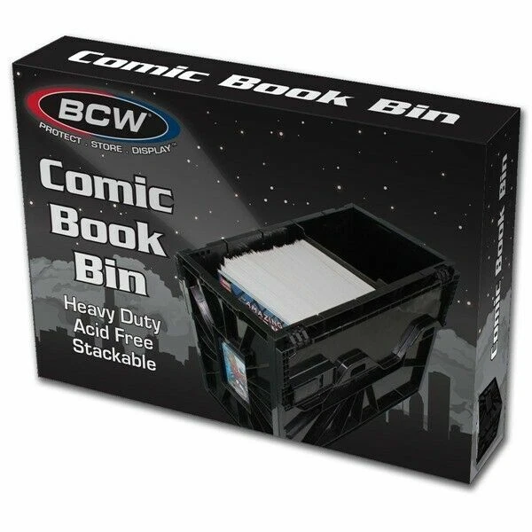 BCW Plastic Short Comic Bin - Black