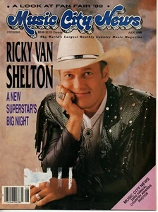Music City News Magazine July 1989 Ricky Van Shelton Awards Fan Fair - Picture 1 of 1