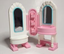 Fisher Price Loving Family Pink Vanity Mirror Dream Dollhouse Toy Girls