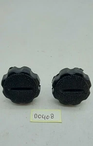 SUZUKI GP100 GT380 GT550 GP125 RE5 KNOB FRAME COVER Pair - Picture 1 of 6