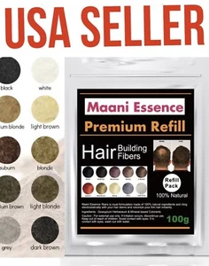 Natural Refill Pack 100g Hair Building Keratin Fibers Hair concealer HighQuality - Picture 1 of 4