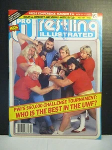 Revista Pro Wrestling Illustrated febrero 1987 color pin-up Randy Savage Eliz - Imagen 1 de 10