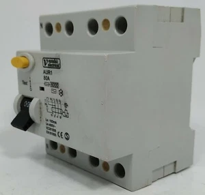 Vistalux Eléctrico 80 Amp 80a 100mA RCD Cuatro Polos 4P RCCB AUR1 - Imagen 1 de 3