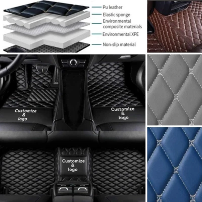 For Kia Amanti 2003-2010 Car Floor Mats Waterproof Carpets Auto Mats Liners - Image 1 of 4