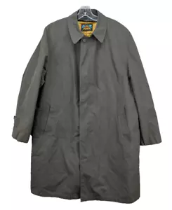 Vintage Eddie Bauer Down Ultra Warm Blizzard Proof Trench Coat Gray Size 42 USA - Picture 1 of 16