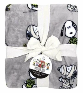 Peanuts Snoopy & Woodstock Halloween Blanket/Throw 55"x70" New 2019 - Picture 1 of 1
