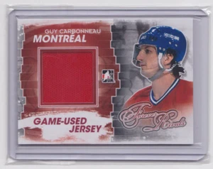 2012-13 ITG FOREVER RIVALS GAME-USED JERSEY /130 GUY CARBONNEAU #M-27 CANADIENS - Picture 1 of 2