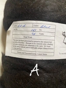 Llama Wool Roving Felting Spinning Doll Hair Natural Black Brown Chestnut Gray - Picture 1 of 16