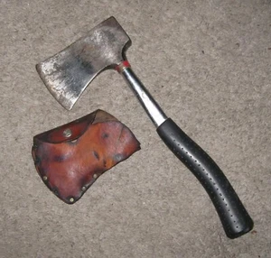 Vintage True Temper Boy Scout Hatchet w/ Leather Sheath - Picture 1 of 12