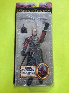 El Señor de los Anillos Las Dos Torres 6" pulgadas Figura Rey Theoden en Armadura Totalmente Nueva - Imagen 1 de 4