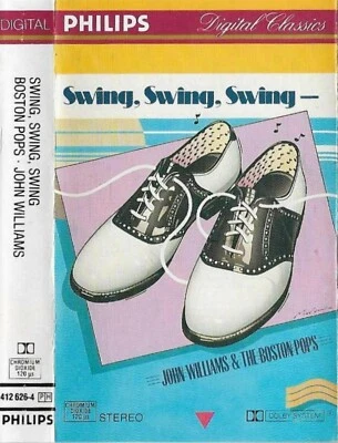 JOHN WILLIAMS BOSTON POPS SWING SWING SWING CASSETTE ALBUM PHILIPS DIGITAL - Image 1 of 4