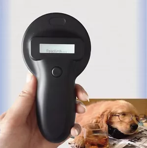 animal rfid tag reader Pet microchip portable rfid scanner 134.2KHz FDX-B/HDX - Picture 1 of 1