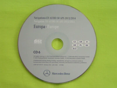 CD NAVIGATION MERCEDES BENZ AUDIO 50 APS OSTEUROPA 2014 A B C GL M R VITO NTG 2 - Bild 1 von 2