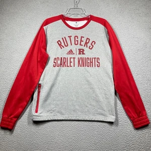 Rutgers University Scarlet Knights Sweatshirt Erwachsene Medium grau rot Adidas - Bild 1 von 10