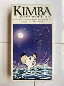 Kimba der weiße Löwe Band 1 VHS Veröffentlichung Neu & Versiegelt Selten Schwer Zu Finden Vintage - Bild 1 von 3