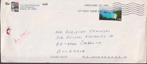 Mailed cover with stamp  Landscape St. John Virgin Islands 2008   US USA  avdpz - Picture 1 of 1