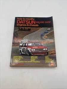How to Modify Datsun 510 610 240z Engine And Chassis H P Books 1973 - Imagen 1 de 11