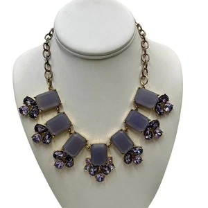 Collana Kate Spade Daylight Jewels Collare Pallido Lilla Lavanda Viola Gemme - Foto 1 di 12