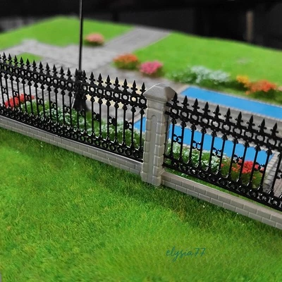 1Set Building Guardrail HO/OO Scale Villa Garden Fence Miniatures Lot Sand Table - Image 1 of 3