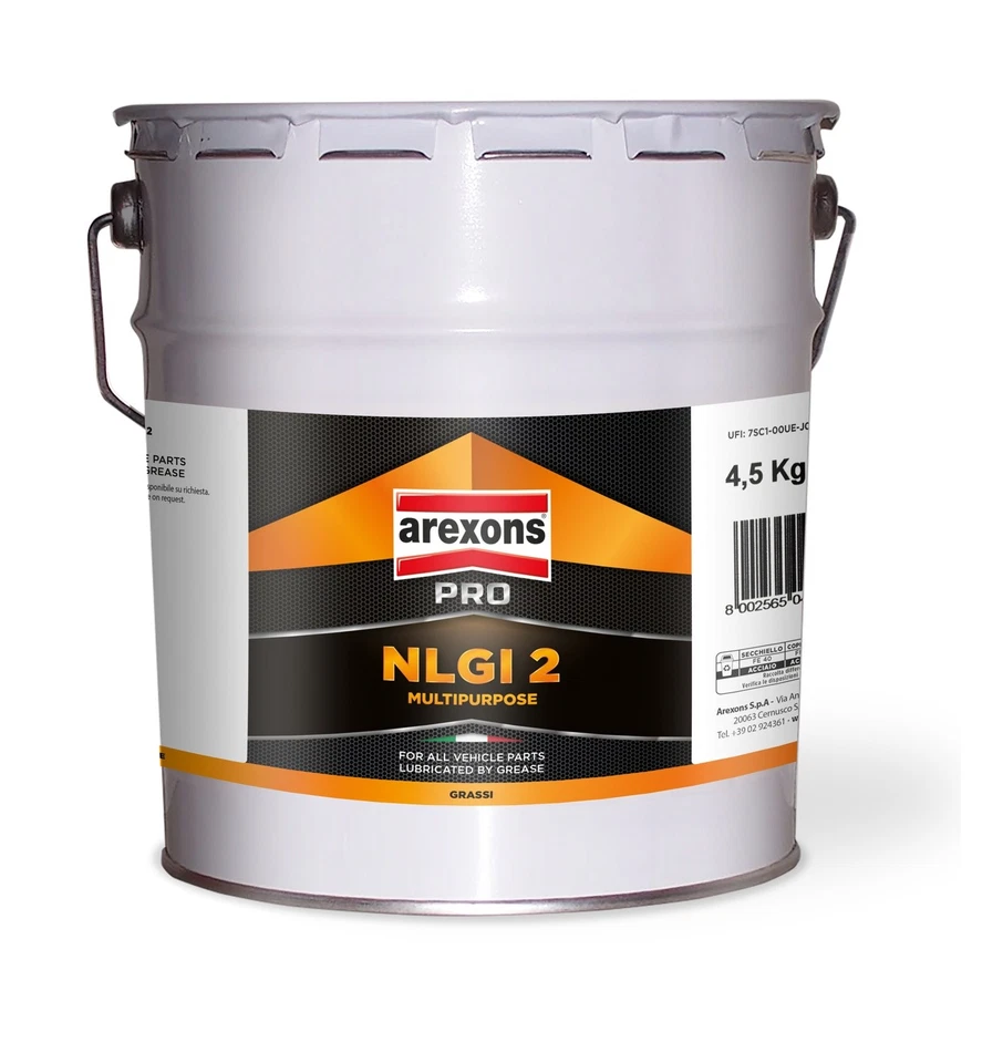 AREXONS GRASSO MULTIUSO NLGI2 4,5KG COD 42581 - Immagine 1 di 1