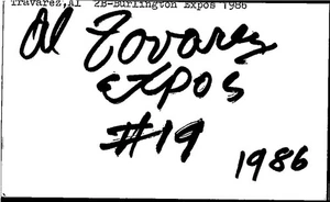 1980's -Al Travarez- Signed/Autograph/Auto Index Card Burlington Expos MLB - Picture 1 of 1