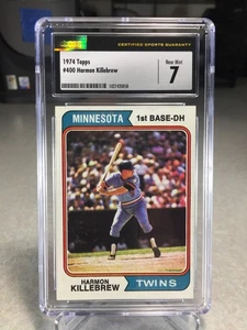 1974 Topps Harmon Killebrew #400 - CSG 7 - Minnesota Twins - Picture 1 of 2