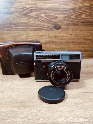 Soviet camera SOKOL-2 LOMO 35 mm film rangefinder INDUSTAR-70 USSR Vintage #8392 - Image 1 of 4